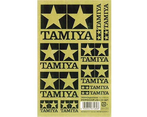 [67260] Tamiya Logo Stickers Gold