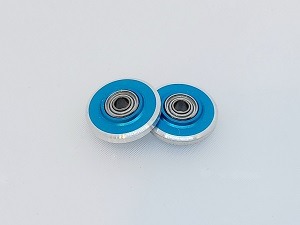 [HongTa]19mm 블루 알루미늄 링리스 가공 롤러 (8~19mm SIZE 선택형)